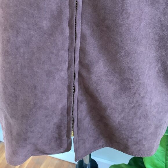 Bob Mackie Wearable Art Zip Front Brown Embroidered Phoenix Bird Jacket Size M - Picture 7 of 17